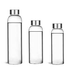 glass water bottle